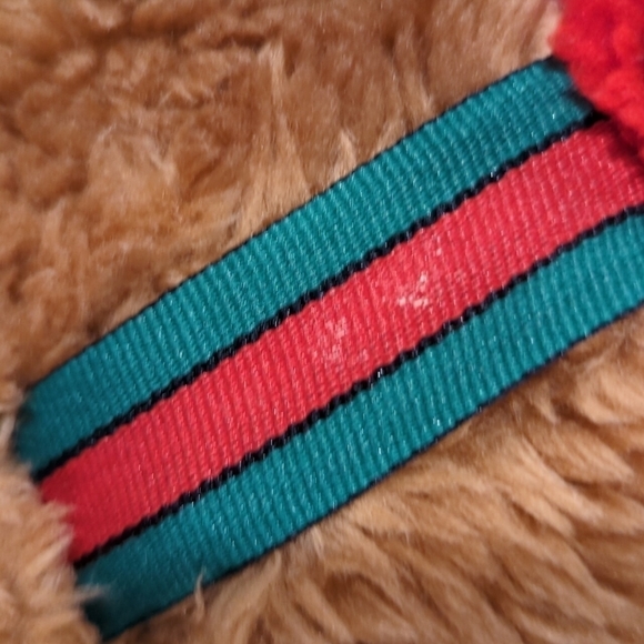 VINTAGE plush Christmas teddy bear - Picture 10 of 10